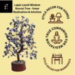 Lapis Lazuli Wisdom Bonsai Tree - Crystal Tree of Life for Wisdom & Spiritual Insight - Positive Energy Healing Crystals - Feng Shui Home Decor Spiritual Gift - Image 5