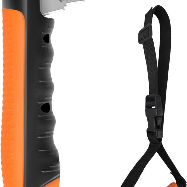 Car Door Handle for Elderly - 2025 New 4 in 1 Car Handle Assist, 2 Pack Auto Cane Portable Vehicle Support Handle Door Assist Bar, Max Load 500 Lbs, Anti-Slip Design (Orange-Car Handle +Strap)