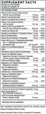 THORNE Basic Nutrients 2/Day - Comprehensive Daily Multivitamin with Optimal Bioavailability - Vitamin & Mineral Formula - Gluten, Dairy & Soy-Free - 60 Capsules - 30 Servings - Image 2