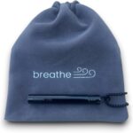 Breathlink Necklace for Anxiety & Stress Relief - Meditation & Relaxation Tool for Mindful Breathing - Stainless Steel Breathing Necklace to Quit Smoking & Vaping - Stylish Wellness Gift for Adults