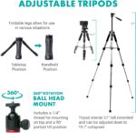 Movo iVlogger-PRO Vlogging Kit with Full Tripod for iPhone/Android - USB-C/Lightning YouTube Starter Kit for Content Creators - Accessories: Phone Tripod, Phone Mount, RGB Light and VXR10 Shotgun Mic - Image 7