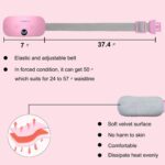 Portable Cordless Heating Pad, Electric Waist Belt Device, Fast Heating Pad with 3 Heat Levels and 3 Massage Modes, Back or Belly Heating Pad, Gifts for Her, Women and Girl - Image 6