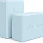 Trideer Yoga Block, Soft Non-Slip Surface Premium Foam Blocks, Supportive, Lightweight, Odor Resistant, Yoga Accessories for Pilates Meditation General Fitness Stretching Toning