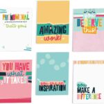 Empowering Sticky Note Pads / 3" x 4" Motivational Educator Sticky Notes / 50 Sheets Per Pad/Set of 6 Empowering Quote Designs/Made in USA