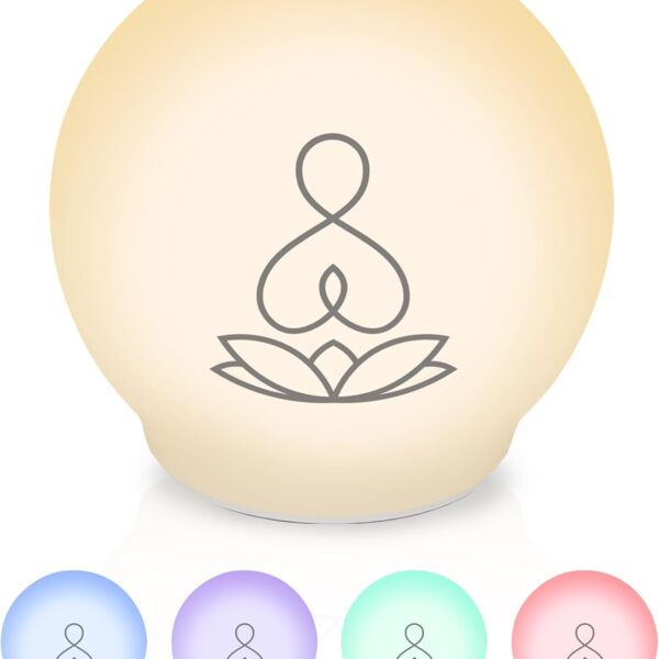 Syrinx Breathing Light Therapy Lamp - for Stress Relief & Relaxation LED Meditation Light with Breathing Guide for Focus & Deep Breathing Exercises