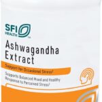 Klaire Labs Ashwagandha Extract 300mg - Ashwagandha Supplement to Promote Memory, Cognitive Function & Healthy Stress Response - Hypoallergenic Ashwagandha Root Extract (60 Capsules)