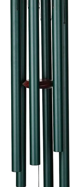 Woodstock Chimes Neptune Wind Chime for Outside 54" Large Evergreen, Deep Tone Sound for Outdoor Garden, Patio, Porch Decor, Encore Collection DCE54