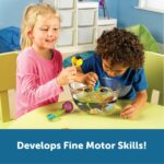 Learning Resources Helping Hands Fine Motor Tool Set Toy - 4 Pieces, Ages 3+ Fine Motor and Sensory Play Toys, Toddler Tweezers, Sensory Bin Toys - Image 3