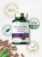 Carlyle Resveratrol Supplement 1800mg | 180 Capsules | Non-GMO & Gluten Free | Potent Complex - Image 5