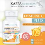Quercetin 1,000mg, Vitamin C 1,000mg, Zinc 50mg, Vitamin D3 5,000iu, Selenium, Copper, Acerola, Ginger, Rutin, Bitter Orange, Rose Hips, Echinacea, Immune C Plus, 14 in 1 Immune C Plus (120 Count) - Image 4