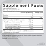 Sports Research Triple Strength Omega 3 Fish Oil Supplement - EPA & DHA Fatty Acids from Wild Alaskan Pollock - Heart, Brain & Immune Support for Adults, Men & Women - 1250 mg Capsules (30 ct) - Image 6
