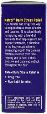 Natrol Daily Stress Relief 100 mg, Dietary Supplement, Mood + Stress, 30 Tablets, 30 Day Supply - Image 3