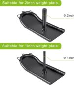 Kipika Weight Sled, Fitness Sled, Fitness Strength Training Sled, Speed Training Sled - Heavy-Duty Weight Training Equipment for Muscle Building and Explosive Power - Suitable for 1” & 2“ Weight Plate - Image 5