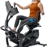 Teeter FreeStep Recumbent Cross Trainer Stepper, Zero-Impact Exercise Bike Alternative w/Patented Physical Therapy Stride, Up to 350lb, Free App w/Trainer Workouts