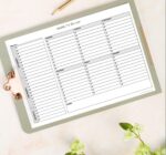 Weekly To Do List Notepad, 60 Page Task Planning Pad w/Daily Checklist, Priority Todo Checkbox & Notes. Desk Notebook to Organize Office 11 X 8.5 - Image 4