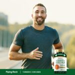 Piping Rock Turmeric Curcumin with Black Pepper 1000mg | 180 Capsules | Standardized Extract Complex | Herbal Supplement | Non-GMO, Gluten Free - Image 6