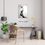 WKNJVBF High Heels Cocktail Print Black and White Alcohol Wall Art Bar Cart Print Vintage Bar Decor Feminist Print Printable Digital Download Wall Art Decor Print Picture Poster Unframed16x24inch - Image 3