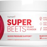 HumanN SuperBeets Beet Root Powder - Non-GMO Beetroot Superfood - Nitric Oxide Supplement for Heart Health, Circulation & Blood Pressure Support - Black Cherry, 30 Servings