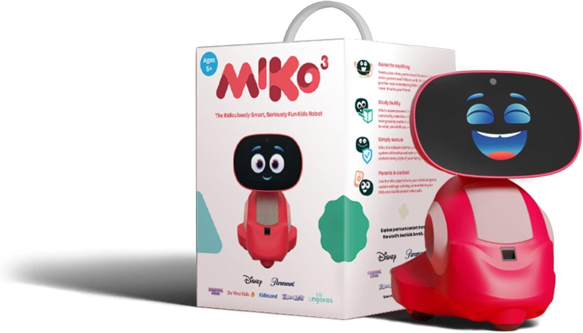 Miko 3: AI-Powered Smart Robot for Kids | STEAM Learning & Educational Robot | Interactive with Learning apps & Unlimited Games | Birthday Gift for Girls & Boys Aged 5-12| Red - Image 8
