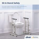 Drive Medical Stand Alone Toilet Safety Rail - Image 2