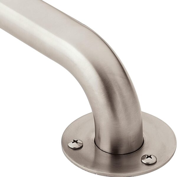 Moen R7424 Bathroom Safety 24-Inch Stainless Steel Bathroom Grab Bar with Exposed Screws, Stainless