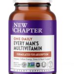 New Chapter Men's Multivitamin for Immune, Stress, Heart + Energy Support with Fermented Nutrients - Every Man's One Daily, Made with Organic Vegetables & Herbs, Non-GMO, Gluten Free - 72 ct