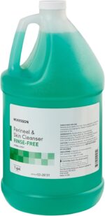 McKesson Perineal Skin Cleanser, 1 Gallon [Pack of 1] Rinse-Free Body Wash for Incontinence or Ostomy Care, Herbal Scent