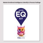 FeelWise Super EQ Kit - For Building Emotional Intelligence - Twelve 12" Round 2-sided Emotion Wheels w/ Cover Sheet, & Instructions - Emotion Learning Games for Kids, Parents, Teachers, School Counselor - Screen-Free Activities - Image 4