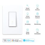 Kasa Smart 3 Way Switch HS210 KIT, Needs Neutral Wire, 2.4GHz Wi-Fi Light Switch works with Alexa and Google Home, UL Certified, No Hub Required, White,2 Count (Pack of 1) - Image 2
