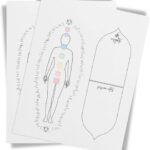 Reiki Distant Session Chakra Healing Board | Physical Printed 8.5" x 11" inches Crystal Healing Meditation Pack of 50