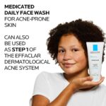La Roche-Posay Acne Skin Care Set, Toleriane Double Repair Matte Moisturizer 75ml & Effaclar Medicated Gel Cleasner 100ml, Gel Moisturizer with Niacinamide & Acne Cleasner with Salicylic Acid - Image 5