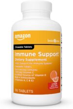 Amazon Basic Care Immune Support Citrus Chew Tablets, 116 Count - Image 9