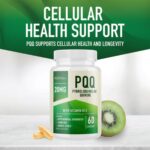 PQQ Supplement 20mg | Mitochondrial Biogenesis & Energy Optimizer With CoQ10 & Vitamin B12 | Supports Brain Health & Mitochondria Production | Ultra PQQ Formula | Vegan, Gluten-Free | 60 Capsules - Image 6