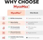 Organic Cordyceps Mushroom Extract - 70% Beta Glucans - Highest Active Nutrient Levels, Max Potency Cordyceps Capsules, US Grown + Ultrasonic Extraction - Performance, Immunity & Energy - 60 Capsules - Image 7