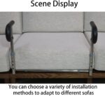 Elderly Assis Stand Assist Mobility Standing Aid Rail for Couch Chair Assistance Handle for Patients Elderly Seniors and Disabled Safety Grab Bar for Sitting Sofa Home Adjustable Portable Device - Image 3