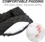 Pacemaker Pillow Chemo Port Pillows for Mastectomy, Open Heart Surgery Recovery Gifts Breast Cancer Bypass Post Surgery Cushion, Minky Dot Black - Image 4
