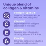 Sanar Naturals Collagen Pills with Vitamin C, E - for Hair, Skin, Nails, Joint Health, Reduce Wrinkles - Hydrolyzed Collagen for Women & Men Supplement - Grass Fed, Non-GMO, 150 Capsules - Image 3