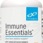 XYMOGEN Immune Essentials - Vitamin C 1000mg Immune Support Supplement - Immune Defense with Olive Leaf Extract - Gluten Free, Vegan and Non GMO (45 Capsules)