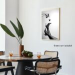 WKNJVBF High Heels Cocktail Print Black and White Alcohol Wall Art Bar Cart Print Vintage Bar Decor Feminist Print Printable Digital Download Wall Art Decor Print Picture Poster Unframed16x24inch - Image 7