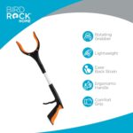 BIRDROCK Home Grabber Reacher Tool with Long Handle - 19 Inch Tool for Picking Up Dropped Objects - Lightweight Aluminum Design for Reaching & Grabbing Things - Handicap Aid with Rubber Grip - Image 2