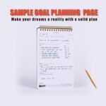 Goal Planning Notepad - A5 Goal Setting Journal For Project Action Plan,Task Management, Personal Development & Track Goals. Productivity Notepad For Daily Work & School - 54 Sheets - Image 4