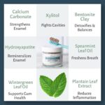 Remineralizing Tooth Powder | Fluoride-Free Formula with Hydroxyapatite | Cavity Prevention & Remineralization | Safe & Clean Ingredients | Cool Mint Flavor - Image 4