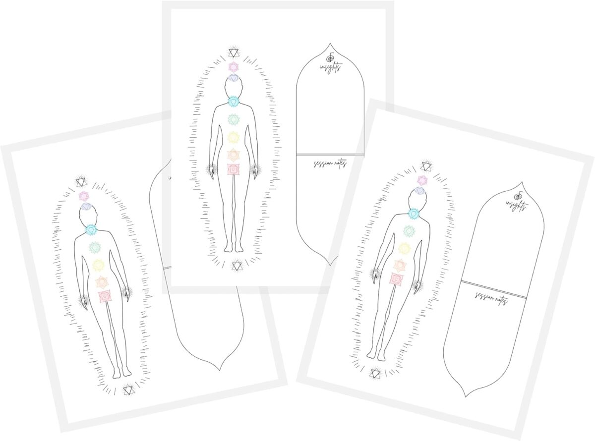 Reiki Distant Session Chakra Healing Board | Physical Printed 8.5" x 11" inches Crystal Healing Meditation Pack of 50 - Image 6