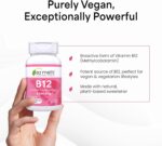 EZ Melts B12 Sublingual Vitamin 2,500 mcg, Methylcobalamin, Sugar-Free, 3-Month Supply - Image 4