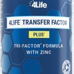 4Life Transfer Factor Plus - Support with Zinc, Super Mushroom Blend (Maitake, Shiitake, Agaricus), and Colostrum & Egg Yolk Extracts - 60 Capsules