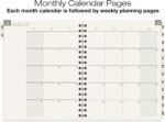 Global Printed Products Essential 8.5"x11" Monthly & Weekly 2024-2025 Planner - (8.5" x 11" - June 2024 Through July 2025) - Image 4