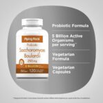 Piping Rock Saccharomyces Boulardii Probiotic | 5 Billion CFUs | 120 Capsules | 250 mg | Non-GMO, Gluten Free Supplement - Image 4