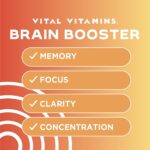 Vital Vitamins Brain Supplements for Memory & Focus - Nootropics Brain Support for Clarity, & Energy - with Ginkgo Biloba, Rhodiola Extract - 30 Capsules - Image 2