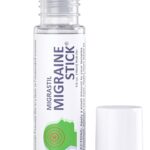 Migrastil Migraine Stick Rollon - Fast Cooling Comfort for Your Head. Aromatherapy with Peppermint & Other Essential Oils. Metal Roller. Made in USA by Basic Vigor