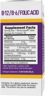 Superior Source No Shot Vitamin B-12 Methylcobalamin 1000 mcg, B-6 & Folic Acid 800 mcg - Supports Brain & Heart Health - Aids Natural Energy Levels - 60 Sublingual Dissolving Tablets - Image 5
